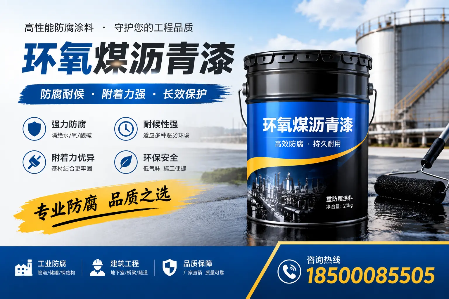 如何选择适合的环氧煤沥青漆?南宁市场选型指南